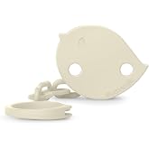 SUAVINEX Baby Pacifier Chain Baby Pacifier Birdies Beige | Clip Holder with Clip, Bird-Shaped Plate, Compatible Pacifiers wit