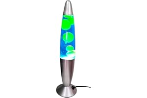 Vidal Regalos Signes Grimalt - Lampe de table Lava 35 cm Bleu-vert, 35x10x10 cm