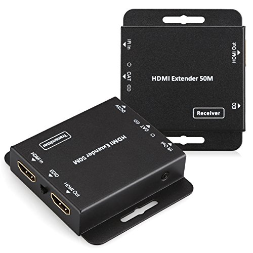 HDV-E50C 50m HDMI Extender HDMI Transmitter HDMI Receiver Adapter über 164ft UTP Kabel mit IR Kontrolle - 2