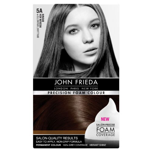 John Frieda Precision Foam Colour Brilliant Brunette 5A Medium Ash Brown