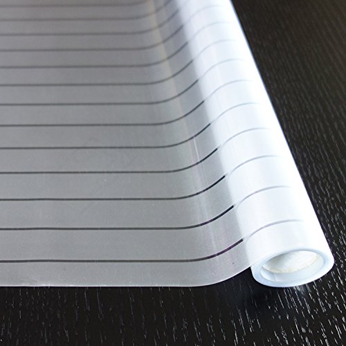 Lifetree 028 Sichtschutzfolie Büro Fensterfolie Nadelstreifen statisch haftend 90*200cm - 5