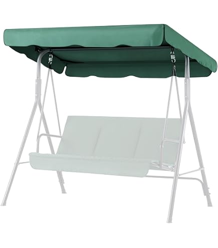 Outdoor Swing Shade Cover Waterproof Replacement Canopy For