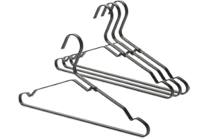 Brabantia 118647 wieszaki na ubrania, aluminium, czarny, rozmiar M