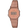 Casio Ladies 26.00mm Quartz Watch with Rose Digital dial and Rose Gold Metal Bracelet Strap LA-11WR-5AEF
