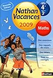 Image de Maths de la 4e vers la 3e Nathan vacances