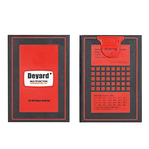 Deyard SG-455 Präzisions Schraubenzieher-Set Reparierwerkzeug-Kit um iPhone/Laptop/Smartphone/MacBook/Xbox zu reparieren (mit Gehäuse) - 3