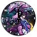 Produktbild overwatch Bild auf Wanduhr mit schwarzen stumpfen Zeigern und Ziffernblatt, Durchmesser 30cm, perfekte Dekoration für Ihr Zuhause, Super Geschenkidee für groß und klein