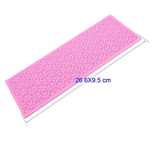 Musuntas Torten Rand Spitze Effekt SILIKON AUSSTECHER Ausstechform Marzipan Fondant Deko für Tortedeko - 5