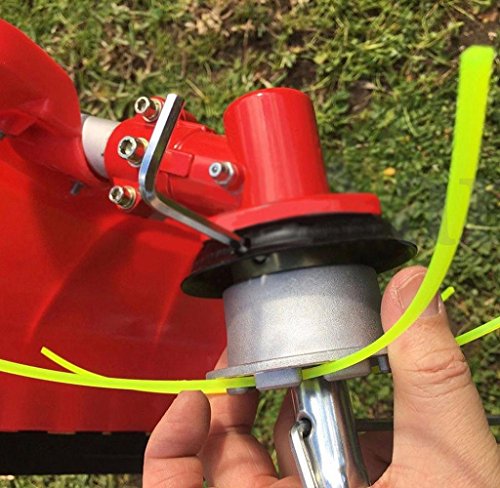 Covermason Aluminium Line Head Trimmer Kopf Spulensatz für Benzin Brushcutter - 4