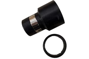 ASPIRASTORE Raccordo tubo presa girevole, con anello metallico conduttivo, per tubo flessibile aspirapolvere centralizzato