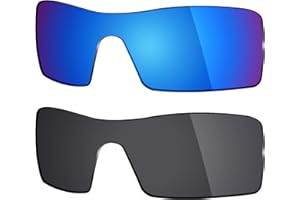 Mryok 2 Paar polarisierte Ersatzgläser für Oakley Oil Rig Sonnenbrille – Optionen