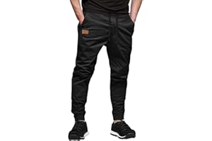 AlvaQ Pantalones De Trabajo Hombre Pantalon Chandal Hombre Joggers Largos Pants Cargo Hombre De Ocio con Bolsillos
