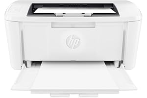 HP LaserJet M110w, 7MD66F, Imprimante laser monochrome A4 à fonction unique, Impression recto verso manuelle en noir et blanc, 20 ppm, ADF, Wi-Fi, HP Smart, Blanche