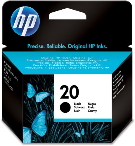 HP 20 schwarz Original Tintenpatrone