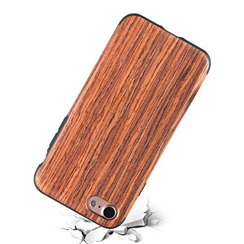 Funda iPhone 8 Funda iPhone 7 Snewill Wooden Shockproof Drop Protection Dual Layer Slim Hybrid Wood Case Cover For iPhone 7-Rosewood reviews Funda iPhone 8 Funda iPhone 7 Snewill Wooden Shockproof Drop Protection Dual Layer Slim Hybrid Wood Case Cover For iPhone 7-Rosewood