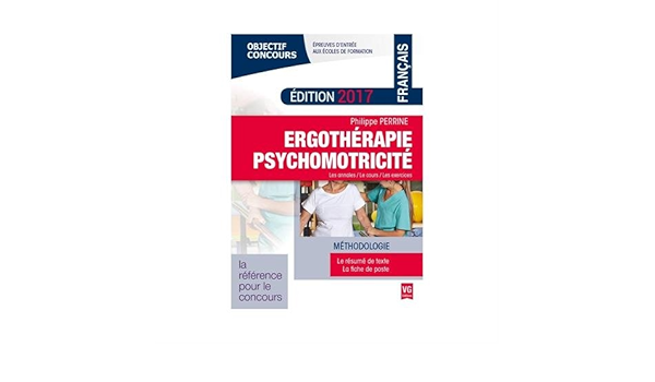 Amazon Fr Ergotherapie Psychomotricite Francais Perrine Philippe Livres