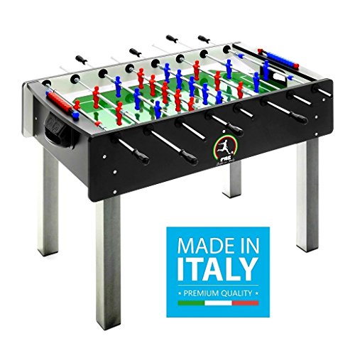 Calciobalilla Fas Pro Italy Nero Aste Uscenti Palline Spray Lubrificante Esclusiva Italia Novita