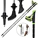 Produktbild ALPIDEX Faltstöcke Vario Carbon verstellbar 105-125 cm Ultraleicht Wanderstöcke Packmaß 39 cm