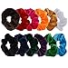 Mudder 12 Pack Hair Scrunchies Velvet Scrunchy Bobbles Elastic Hair Bands, 12 Colors