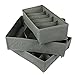 Produktbild surreywhytel 3 Bambus anthrazit Schublade Organizer Storage Box Unterwäsche Socken Krawatten BH
