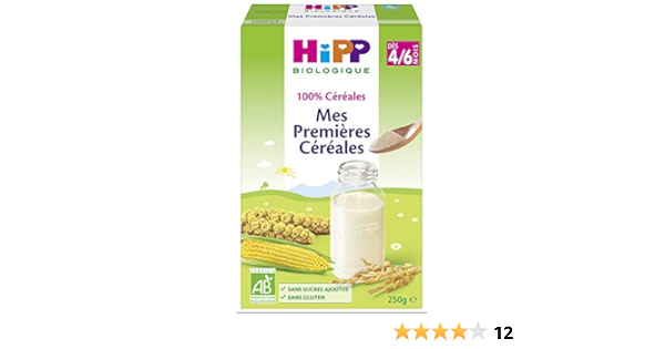 Hipp 100 Cereales Mes Premieres Cereales Des 4 Mois Amazon Fr Epicerie