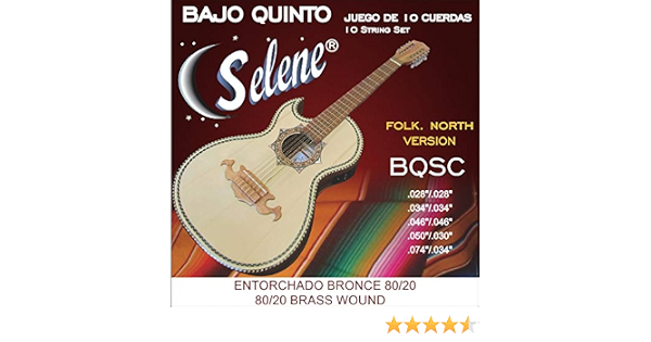 Bajo Quinto/Bajo Sexto Saiten Selene (komplette Sets), Cuerdas Para Bajo  Quinto/Sexto Bajo Quinto Bronce : Amazon.de: Musikinstrumente \u0026 DJ-Equipment