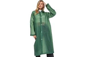 welsberg Ponczo przeciwdeszczowe dla kobiet i mężczyzn, wodoszczelne, oddychające, ochrona przed deszczem na rower, wędrówki, wędkowanie, sport, zielony