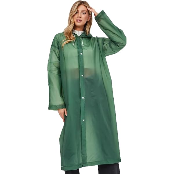 Regenjassen voor volwassenen herbruikbaar, poncho Eva regenjassen voor mannen vrouwen waterdichte regen ponchos met trekkoord hap regen jassen plastic regenwiel