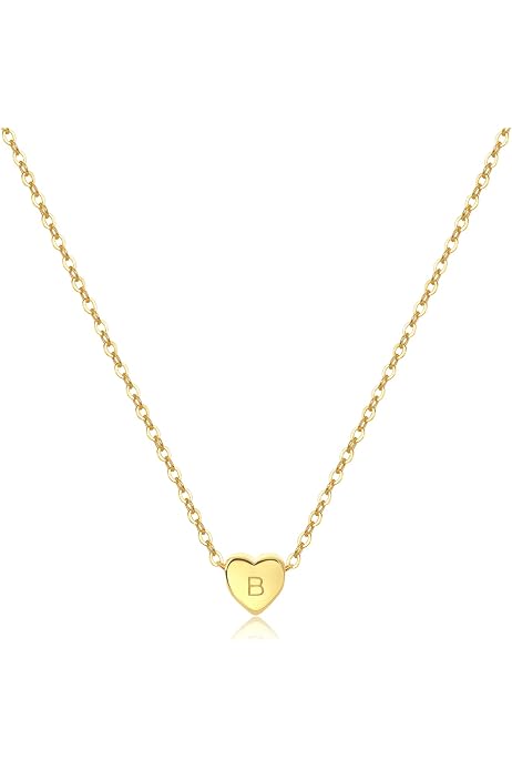 Reyife 18K Gold Plated Initial Love 