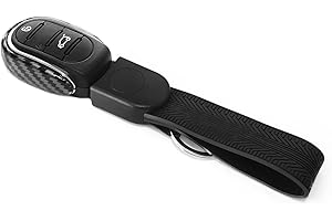 Heinmo Remote FOB ABS Portachiavi Custodia Portachiavi per Cooper One S JCW Clubman Countryman F54 F55 F56 F57 F60 Accessori per Lo Styling dell'auto (Carbonio + JCW)