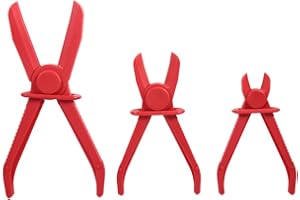 VGEBY Pince Happe Étau Serrage De Tuyau Frein Carburant Essence Kit Outil Bouclage De Tuyau D'huile Pour Voiture Moto (Ensemble De 3)