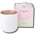 Sanctuary Spa Lily and Rose Candle, Damask Rose, Lily and Palmarosa Scented Ceramic Candle, Natural Shea Wax, 260 g, 45 Hour Burn Time