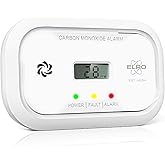 ELRO FC5003 Detector de monóxido de Carbono con Sensor de 10 años | Pantalla LCD y batería de 3 años | Protección fiable y Al