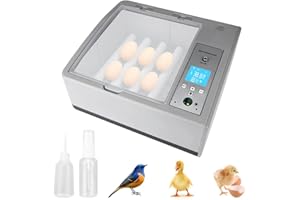 Egg Incubator Automatic Hatcher 16 Eierneilungsgeräte mit automatischem Drehen, Kotsy Eiernuchtmaschine mit LED -Beleuchtung und digitaler Temperaturanzeige, Schlüpfenvogel -Wachtel