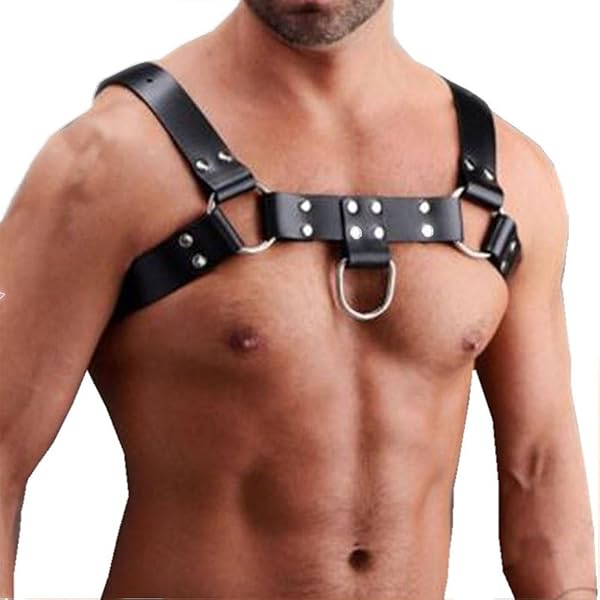 TiaoBug Uomo Body Cage Imbracatura Pettorale Regolabile Lingerie - Foto 7