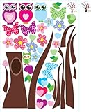Wandtattoo Wandaufkleber Raumdekor MegaPack gelockter Baum PVC Kinderzimmer 100cm(H)*93cm(W) - 2