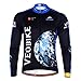 Produktbild SonMo Mountain Biking Anzug Reitanzug Radtrikot Jersey Fahrrad Trikot Fahrradkleidung Sportbekleidung Fahrradanzug Fahrradshirts Sportjacke Langarm Winter Thermische Blau Erkunden S