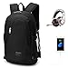 Price comparison product image Laptop Backpack, Business Anti Theft Laptop Rucksack Water Resistant Large Compartment 15.6 Inch Computer Bag for Men Women Notebook Travel Casual with USB Charging Port (Black)