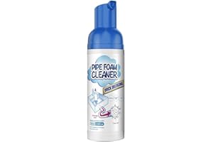APRILADY Drain Pipe Foam Cleaner, Pipe Dredge Deodorant Clog Remover Odor Eliminator,Liquid Hair Drain Clog Remover & Cleaner,Quick Foaming Toilet Cleaner,for Toilets,Sinks,Tubs. (1Pcs)
