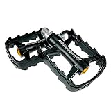 AOOPOO Pedali Flat in Alluminio per Bici Mtb, Mountain Bike, Ciclocross, Bicicletta da Trekking