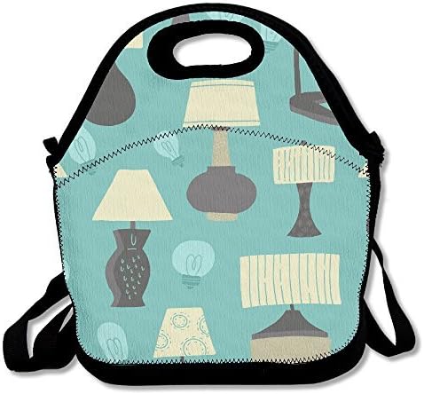 Daily Light Bulb Lunch Tote Bag Picnic Lunchbox Insulated Reusable Container Organizer Form Adults, Kids