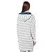 Mantaray Womens Grey Striped Long Pyjama Lounger 14