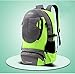Price comparison product image Cvxgdsfg Male Foldable Canvas Bucket Rucksack Backpack Travel Hiking Army Bags Mountaineering Shoulder Bag Big Mochila HW (Color : Mint Green)