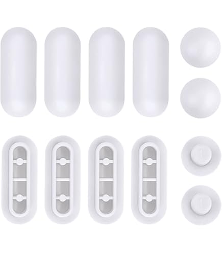 Kit Ricambio Copriwater E Paracolpi Per Sedile WC Modello Star - Cuscinetti E Coperchio Di Sostituzione