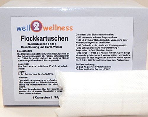 Flockkartuschen / Flockungsmittel Kartuschen 5,0 kg (40 x 125 g) - 2