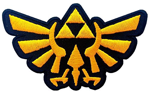 Legend of Zelda Hyrule's Royal Crest Gold Logo Aufnäher Patch