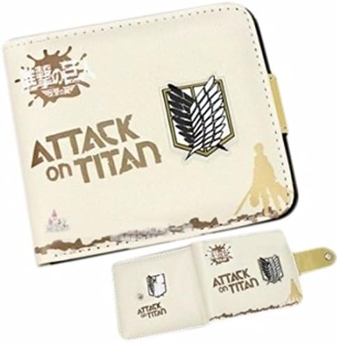 new Wallet Cool PU Leather Money Fold Purse Attack On Titan Wings Titan Attack On Titan rare