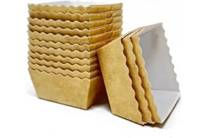 BAKERY DIRECT LTD 25 BAKERY DIRECT SQUARE MINI LOAF CARD DISPOSABLE BAKING MOULDS/CASES *FREEPOST*