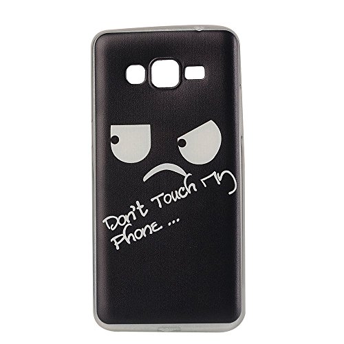 OuDu Funda para Samsung Galaxy Grand Prime G530 Carcasa Protectora Caso Silicona TPU Funda Suave Soft Silicone Case Cover Bumper Funda Ultra Delgado Carcasa Flexible Ligero Caja Anti Rasgu os Casco Anti Choque - Don t Touch My Phone OuDu Funda para Samsung Galaxy Grand Prime G530 Carcasa Protectora Caso Silicona TPU Funda Suave Soft Silicone Case Cover Bumper Funda Ultra Delgado Carcasa Flexible Ligero Caja Anti Rasgu os Casco Anti Choque - Don t Touch My Phone