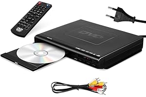 UPKOCH Reproductor De DVD Doméstico Reproductor Evd Reproductor De Vcd para Niños Mini Reproductor De Alta Definición Regulaciones Europeas Reproductor De DVD para TV Reproductor